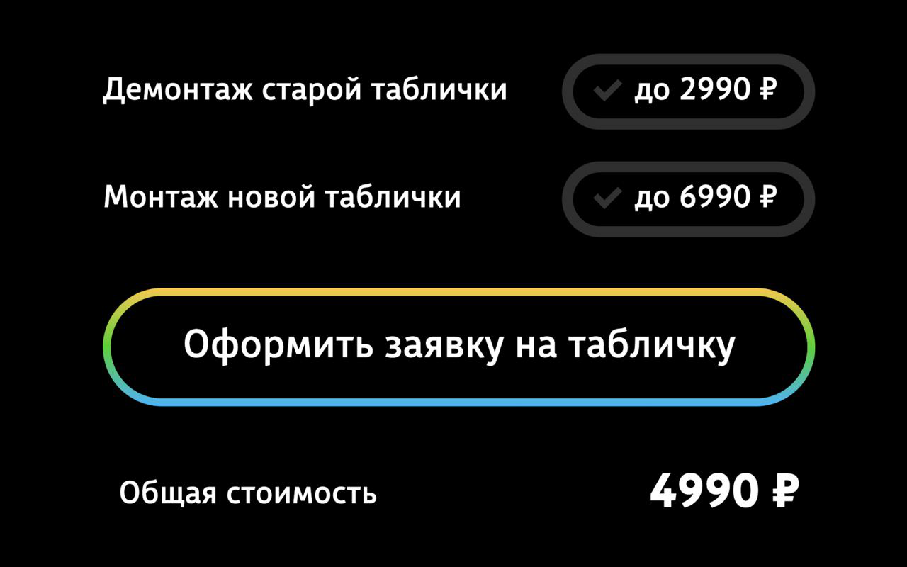 Street Name Plates order form